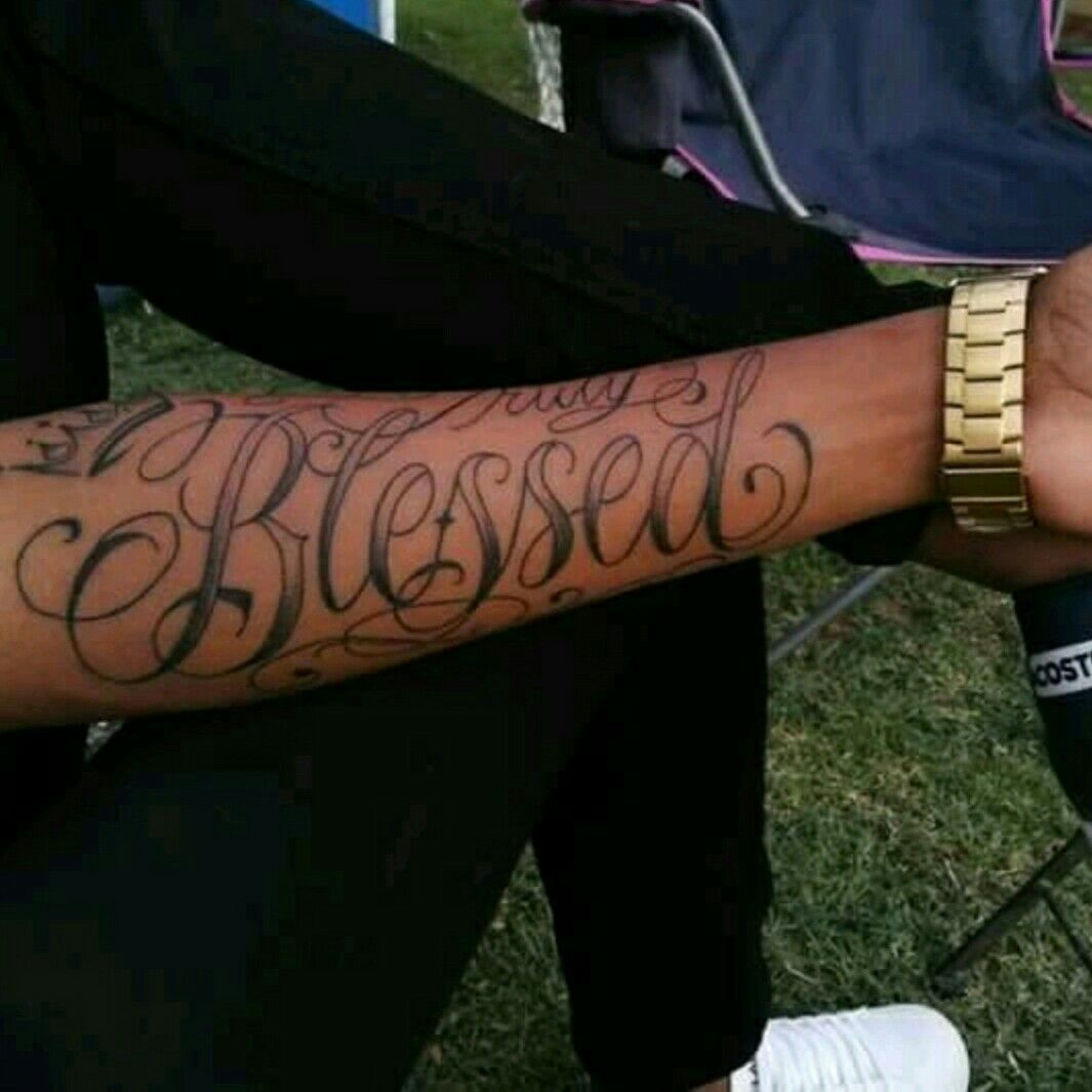Sleeves Tattoos  Tees  Blessed Forearm Tattoo  Facebook