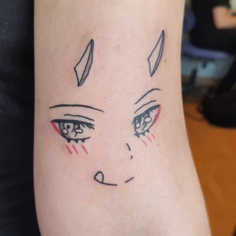 Kawaii Eyes Thank you Darlene for letting me do your first tattoo You  sat like a champ Always fun to do these anime eye pieces  Instagram