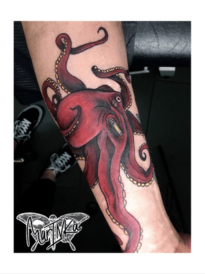 #octopus #octopustattoo #neotraditional #neotraditionaltattoo #red #kraken 