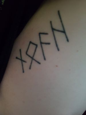 My firstborn sons name in runes