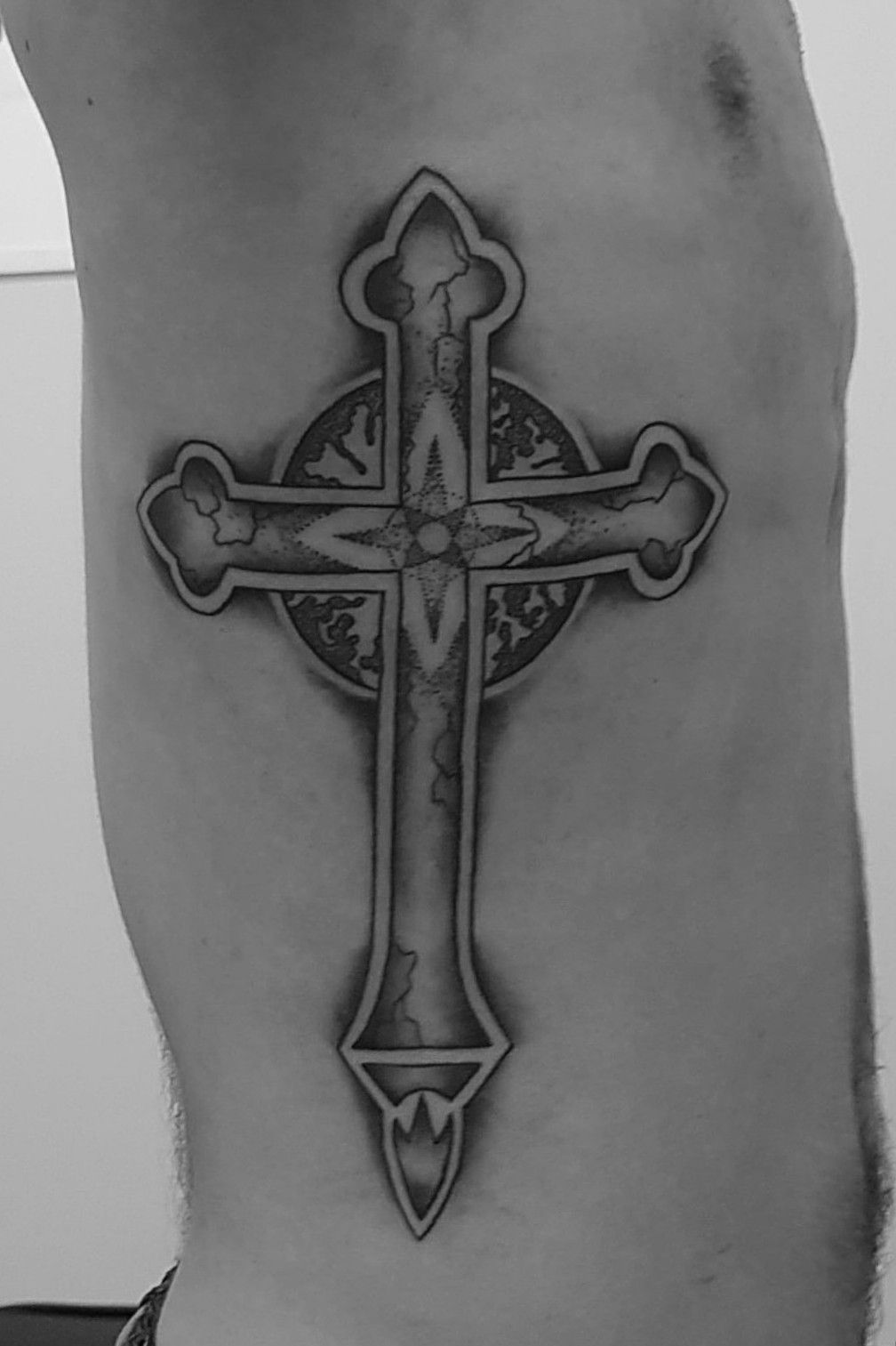 30 Cross Tattoo Designs for Men  Meaning  The Trend Spotter