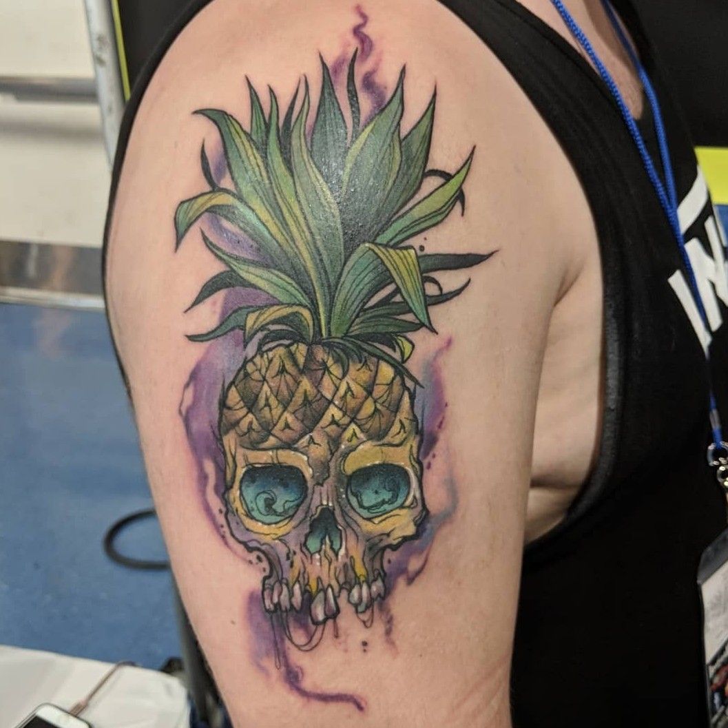 1489 Pineapple Tattoo Images Stock Photos  Vectors  Shutterstock