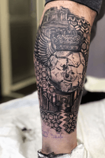 Blackwerk ancient pattern soccer futbol petra jordan tattoo