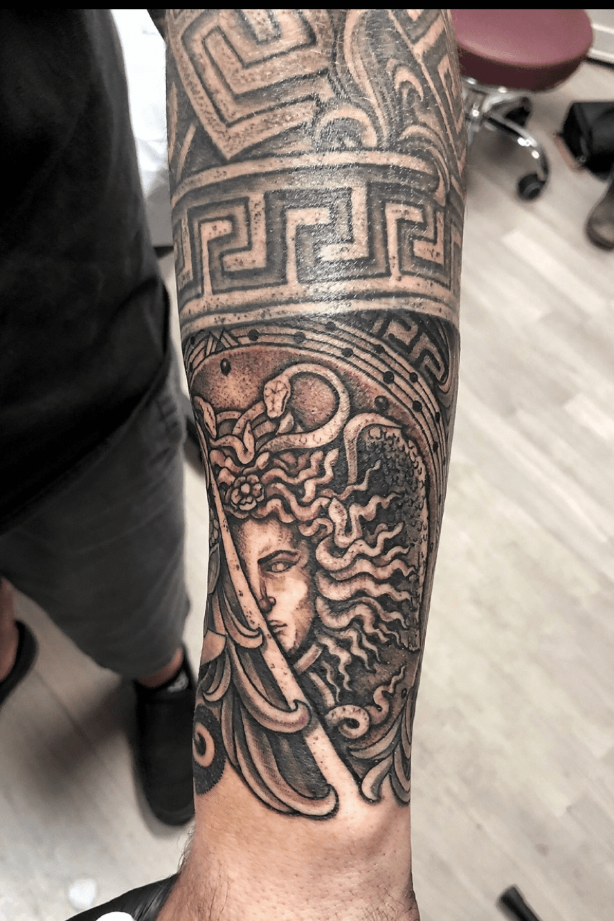 Jackals Tattoo  Ancient greek gods themed tattoo done by  Facebook