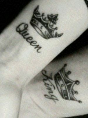 Queen And King Matching Tattoo #love 