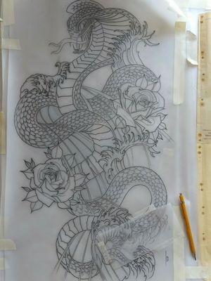 Design for a full sleeve. Started recently, photos coming soon