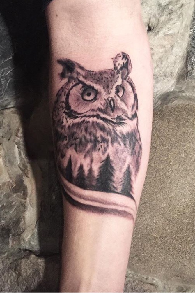 34 Of The Best Owl Tattoos For Men in 2023  FashionBeans