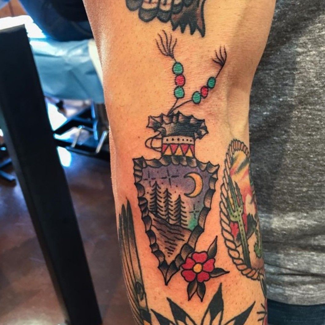 Scenic Arrowhead by Cody Hennings: TattooNOW