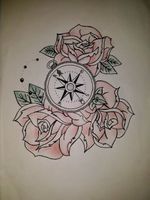  #compass #rose #colours #unipin #drawing #sketch #byMe