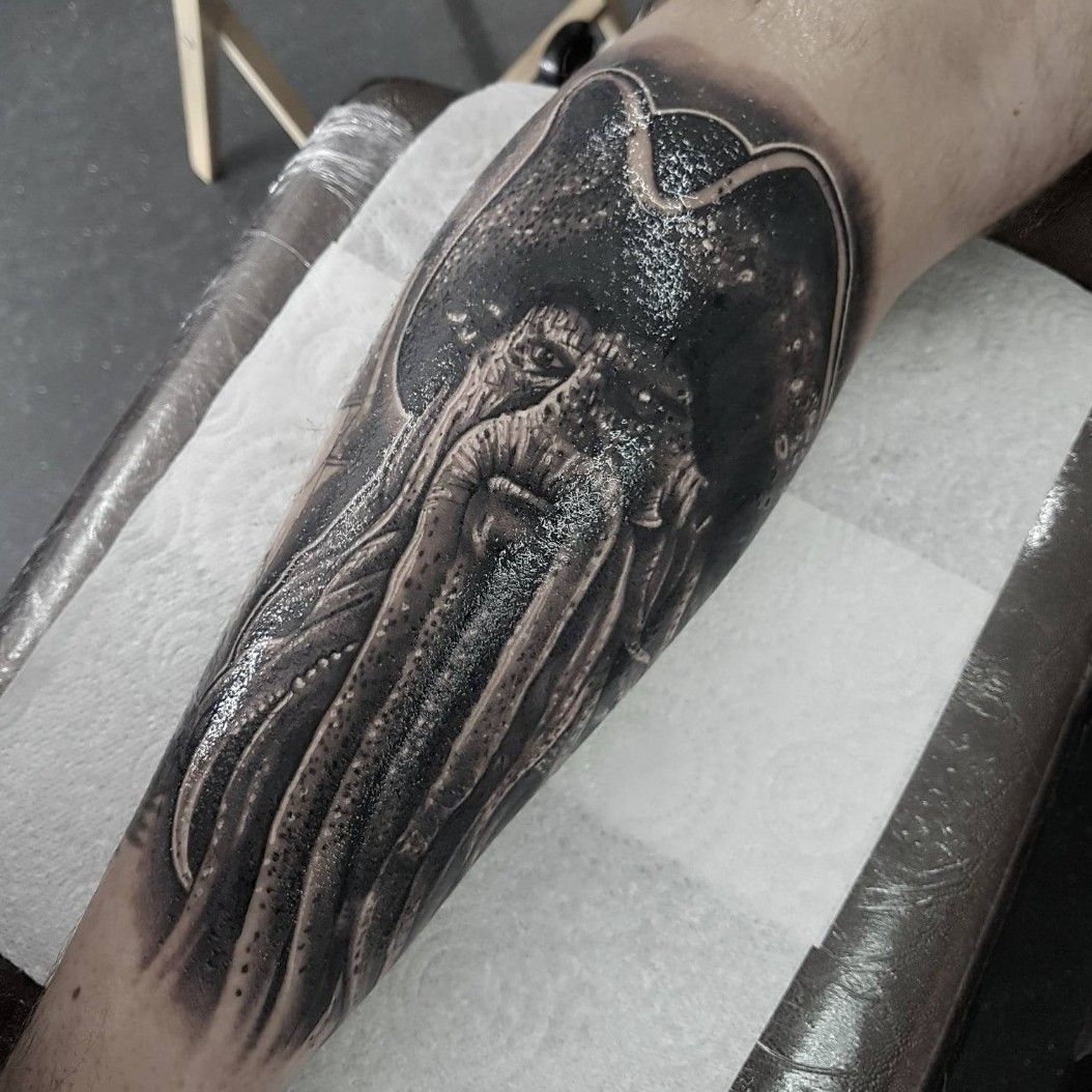 Whats the matter Fraid to get wet  Davy Jones  ink by faust1   Follow ClubTattoo InkedMag  Art of Life  Tattoos   Instagram