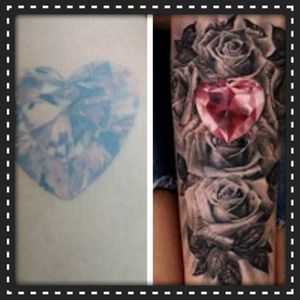 I wanted to start my sleeve  and I was so disappointed with the first session. Not even close to what I wanted. 😖 Need to fix it ASAP ( left side me, right side was what I had asked for)