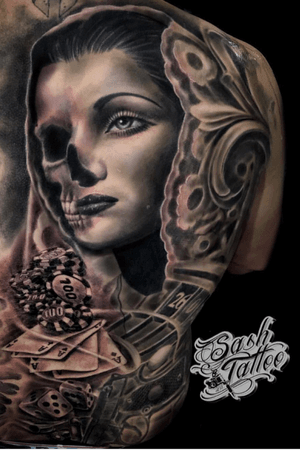 Tattoo by Wicked Ink Tattoo and Body Piercing.