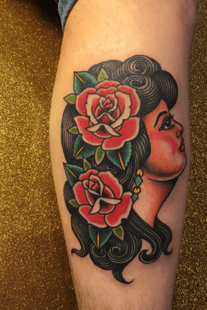 Beauty done by Tim Hendricks at the San Diego Tattoo Invitational