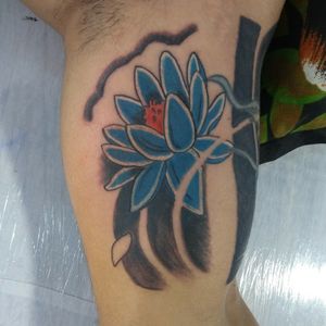 Flor de Lótus #tattooart #tattoobr #tattoocolorida #tattoo #flor #lotus Instagram. @gibistudioAgende seu horário, via WhatsApp. (19) 97420-3014 