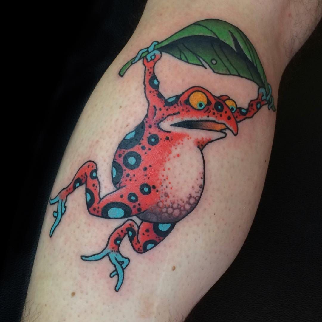 31 Funny Frog Tattoo Designs and Images