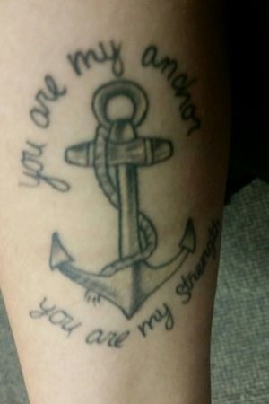 You are my anchor you are my strength