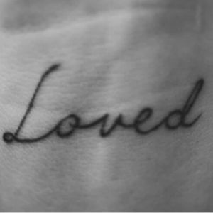 On my right wrist as a reminder that i am always loved and so is everybody❤ 