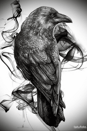 #raven #realism #realistic #blackwork #smoke #Black #awesome 