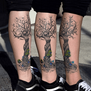 Mother Nature on Carly’s lower leg 