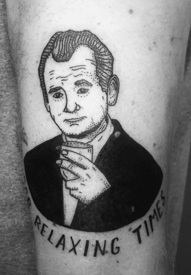 Bill Murray Tattoo