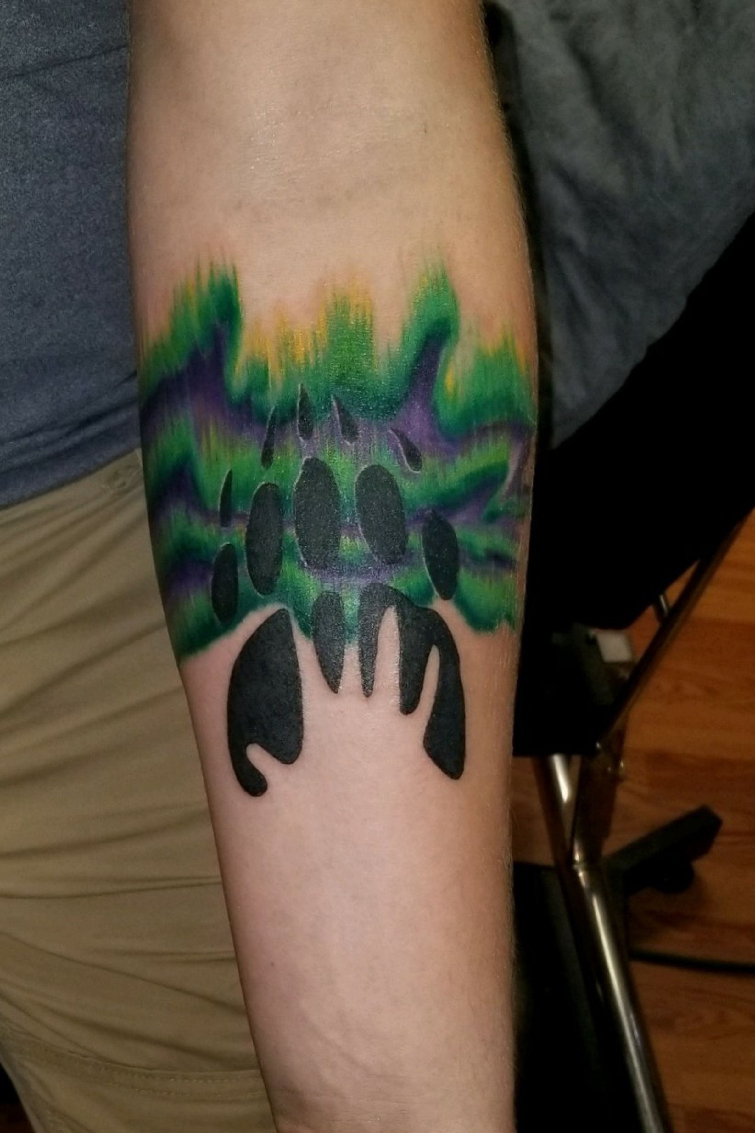 Tattoo uploaded by Christopher Brink • My brother bear themed tat #