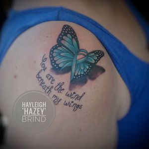 Butterfly   #butterflytattoo #ovariancancer 