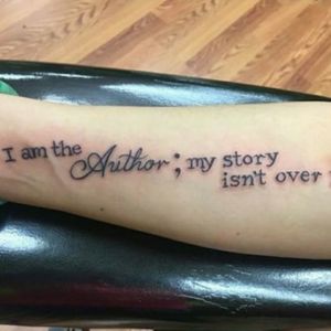 I am the Author ; my story isn't over yet