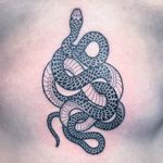 Tattoo by Mirko Sata #MirkoSata #satatttvision #linework #snake #snaketattoo #linework #reptile #serpent
