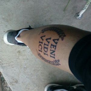 Tattoo uploaded by akshatupadhyay72 • veni vidi vici • Tattoodo