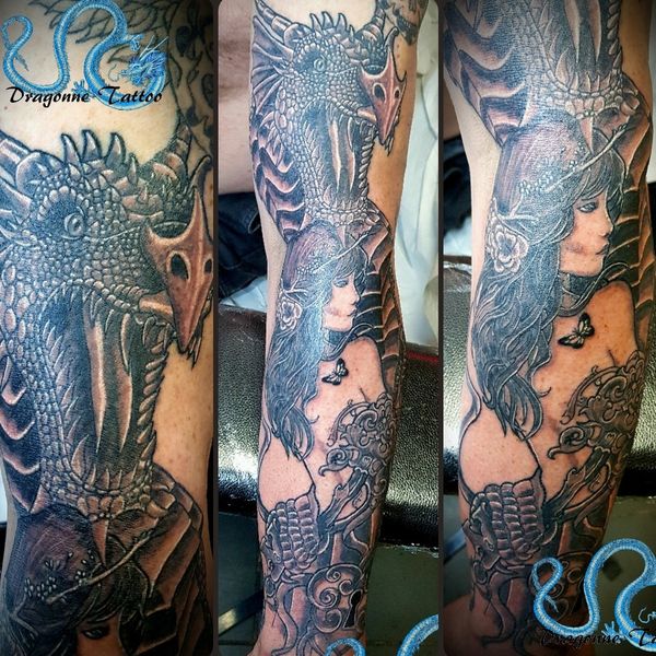 Tattoo from Dragonne Tattoo