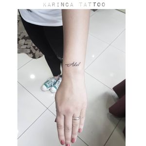 "Akel" 🖋Instagram: @karincatattoo #karincatattoo #yazi #writing #letter #quote #tattoo #tattoos #tattoodesign #tattooartist #tattooer #tattoostudio #tattoolove #ink #tattooed #girl #woman #tattedup #inked #ink #tattooed #small 