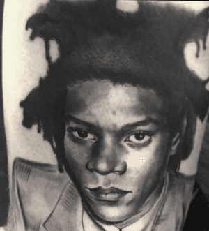 Portrait of the great Basquiat!