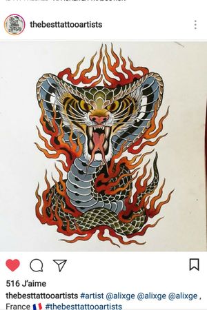 #tigre#tigre #snake #snaketattoo #fire
