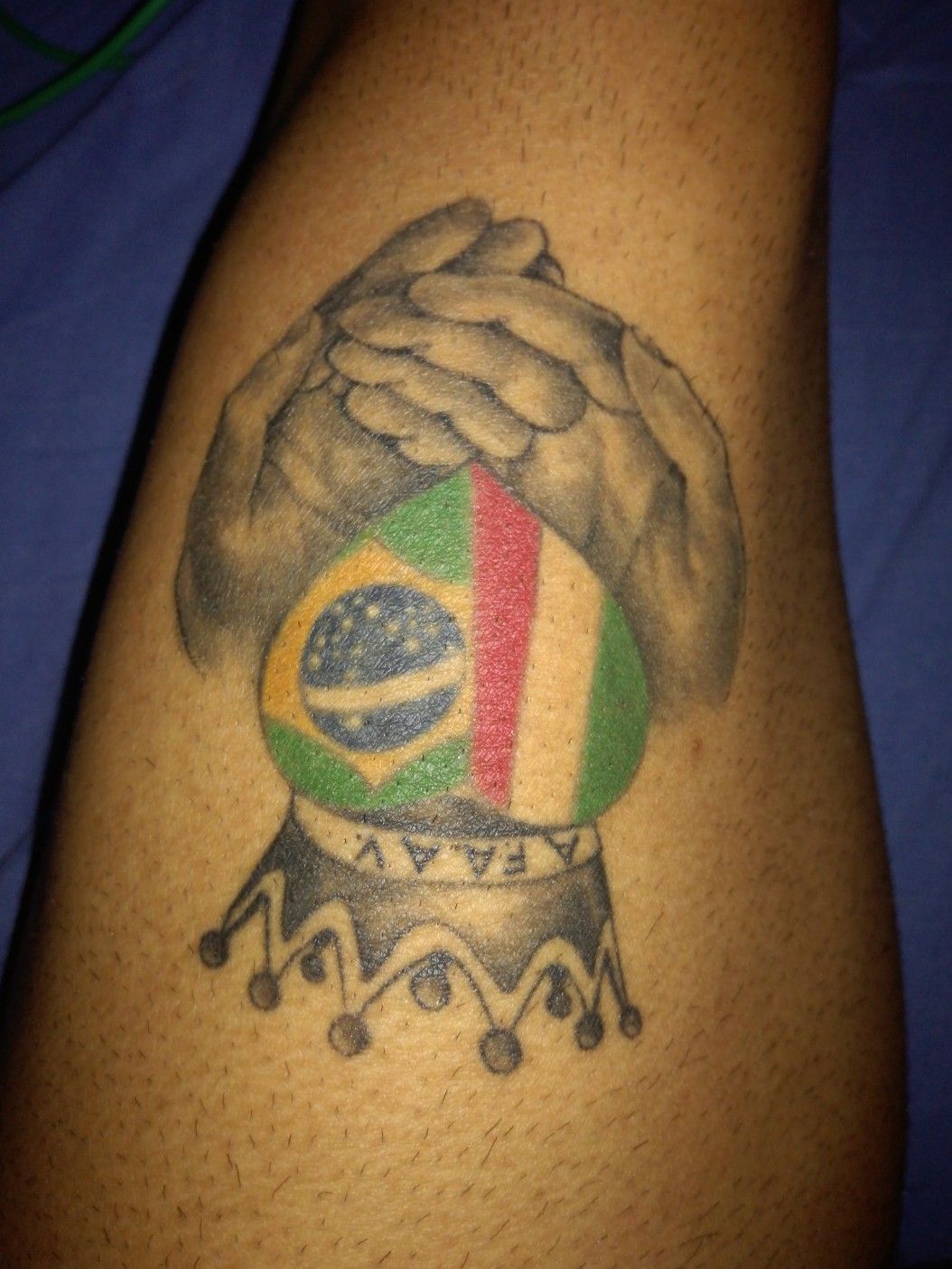 Dragon Rays Tattoo  Rasta Lion covering up an old Brazil flag Added it  back in the dreads  Facebook