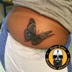 Tattoo borboleta 3D