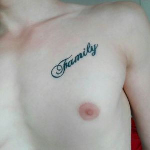 #tattoo #family #chest 