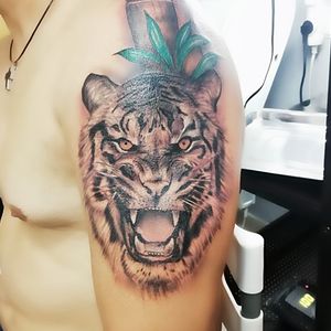 Tiger by David Tattoofb.com/rockstarink@rockstarink1