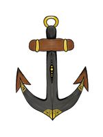 first try with My New drawing tablet #anchortattoo  #anchor  #coloring  #firsttry 