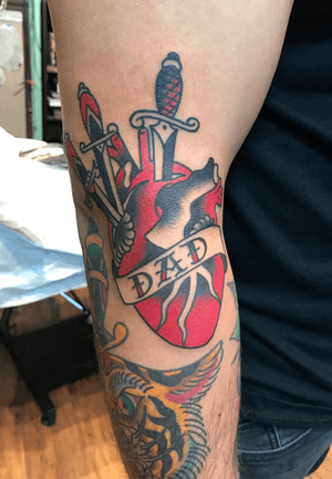 Heart by Tim Howell tattoo