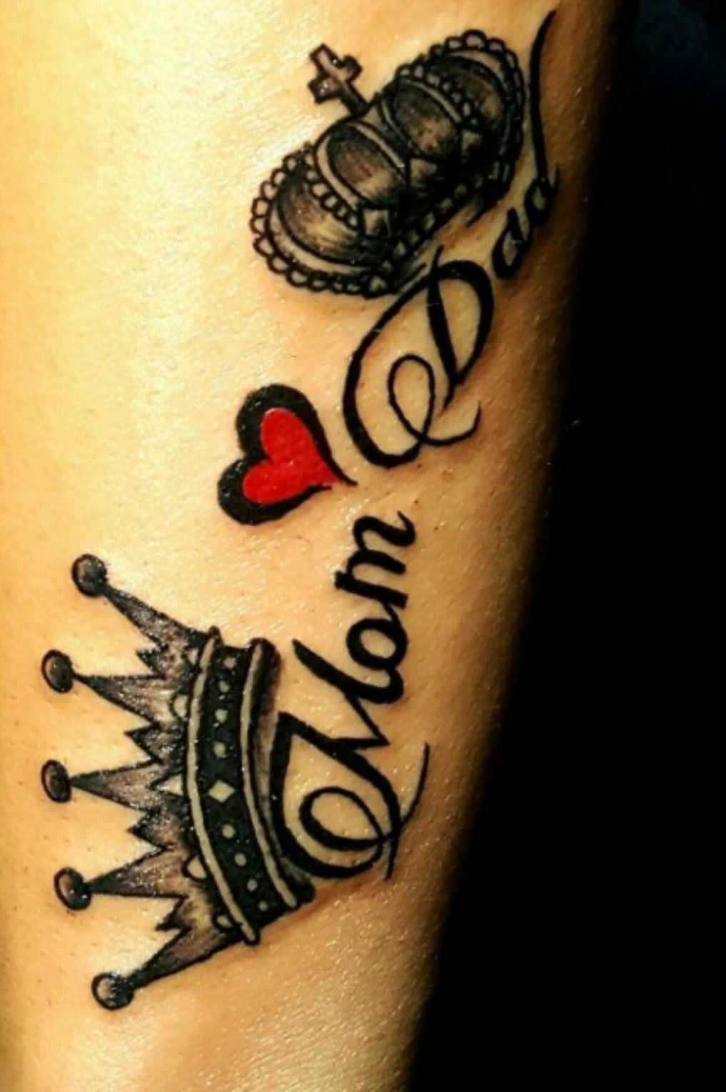 Tattoo uploaded by deepak Bharat • I love my mom and dad 💕💕💕 • Tattoodo