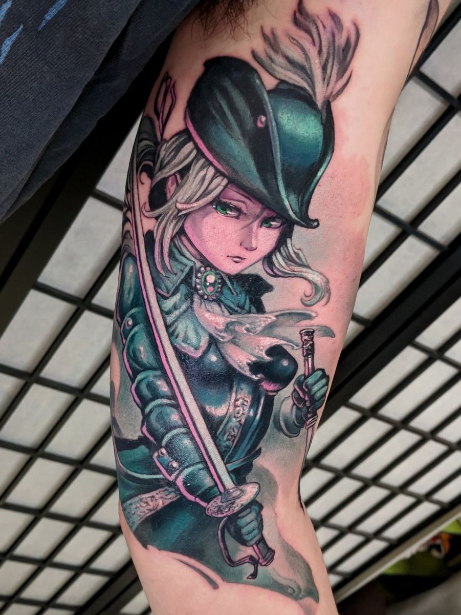 Леди Мария Bloodborne Tattoo