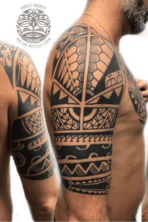 Handmade polynesian tattoo
