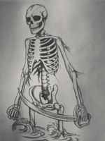 Skeleton #pirate #skeletontattoo #skeleton #cutlass #sword #bones 