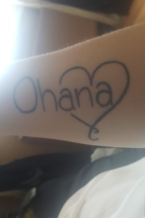My first tattoo. Got it at 18.'Ohana means family and family means nobody gets left behind or forgotten'