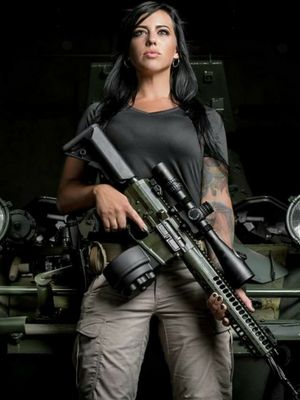 #girl #military #hit #sexy #arm 