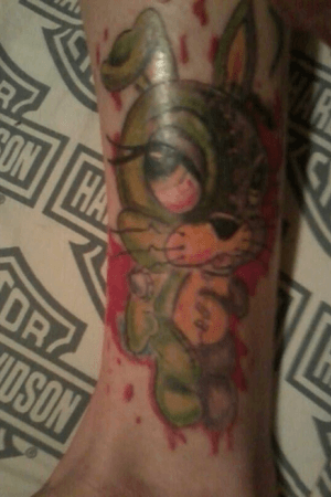 Cover up of a different bunny