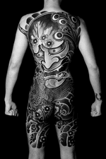 #hannya #bodysuits #backpiece #japanesetattoo #feathercloud #japanesetattoos #shanetan #tattoo #japaneseart #japanesetattooart #irezumi #wabori