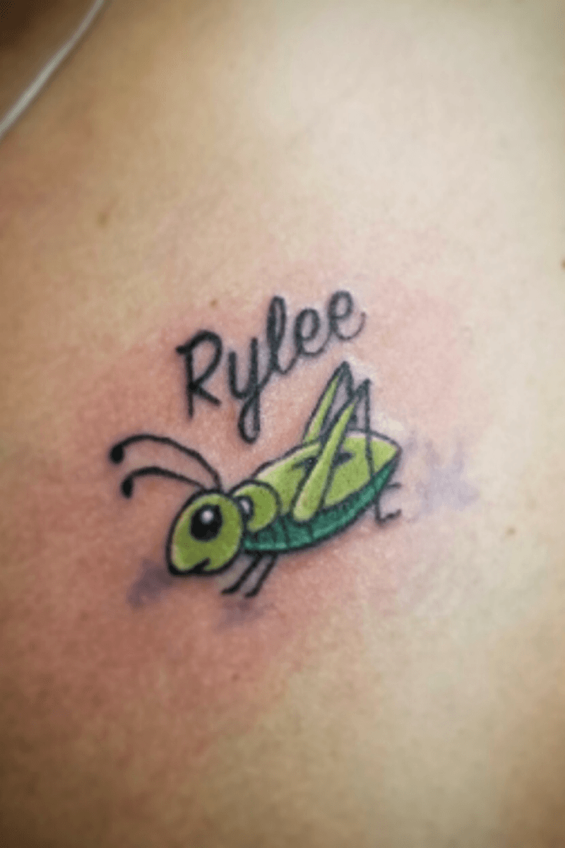 Tattoo uploaded by Toon Town Ink • Cute Cricket • Tattoodo