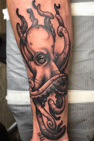 Customized black and grey project, inner arm 