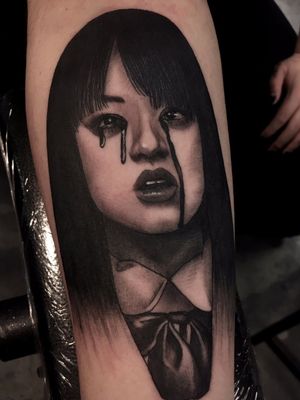 better view of Gogo done by Elexa at Black Palm Tattoo 